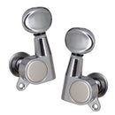4pcs Chrome Metal Lock String Tuning Pegs String Tuners for Ukulele Guitar Bass