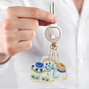 2x DIY Full Special Shape Diamond Painting Keychain Bag Decor Kit (DYSK08) Newly