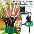 360° Automatic Flexible Tube Multi Head Lawn Garden Sprinkler Watering Sprayer`