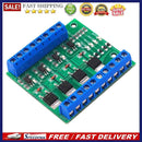 4-Channel MOSFET PLC Amplifier Board Driver Module 10A Optocoupler Isolatio