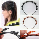 2PCS Double Bangs Hairstyle Hairpin Hair Accessories Black+Coffee hot.
