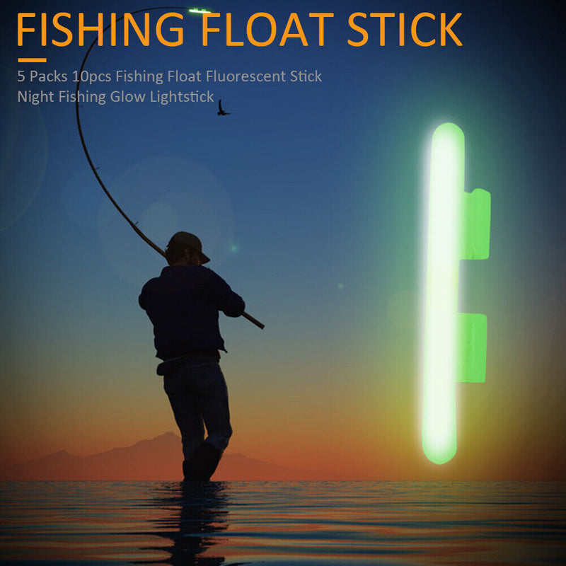 5 Packs Fishing Float Fluorescent Lightstick Night Glow Fishing Rod Accessori
