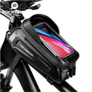 ROCKBROS  6.8" Phone Bicycle Bags Waterproof 1.7L Top Tube MTB Mountain Bike Bag