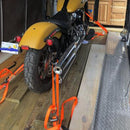 8x 13x1 inch Soft Loop Tie-Down Strap for Securing ATV Motorcycle (Orange) Newly