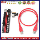 009S Plus 3A USB 3.0 PCI Express Riser Card PCI-E 1X to 16X Extender Adapter