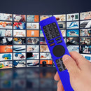 TV Stick Silicone Cover with Lanyard Remote Controller Protector (Blue) Newly