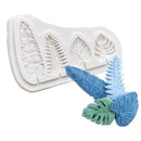 Palm Cake Mould Tropical Tree Leaf Fondant Leave Sugarcraft Silicone Baking Mold