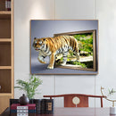 #A Tiger Oil Paint By Numbers Kit DIY Acrylic Painting on Canvas Wall Art Pict