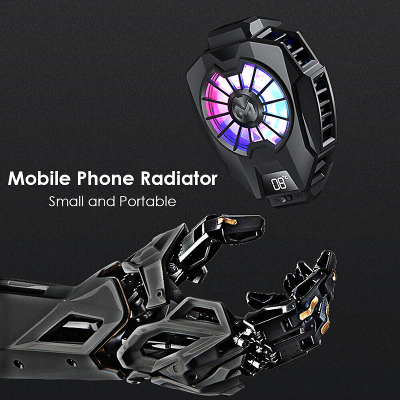 DL05 Mobile Phone Gaming Fan Cooler Digital Display USB Gamepad Radiator Newly