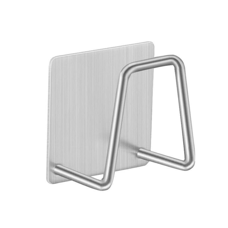 Kitchen Stainless Steel Sink Sponges Holder Self Adhesive Drain Drying Rack