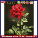 Full Drill 5D DIY Diamond Painting Red Rose Embroidery Cross Stitch Home De