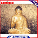 Painting By Numbers DIY Smile Buddha Hand Painted Canvas Oil Art Picture Kit