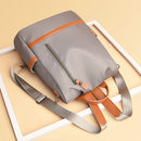Women Nylon School Bag Ladies Multi-layer Daypack Large Capacity School Bag