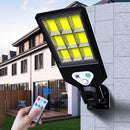 Solar Powered Wall Lamp Waterproof PIR Motion Sensor Outdoor Yard Light (F)