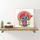DIY 5D Diamond Painting Kit Part Special Shape Rhinestone Drawing Cat Picture