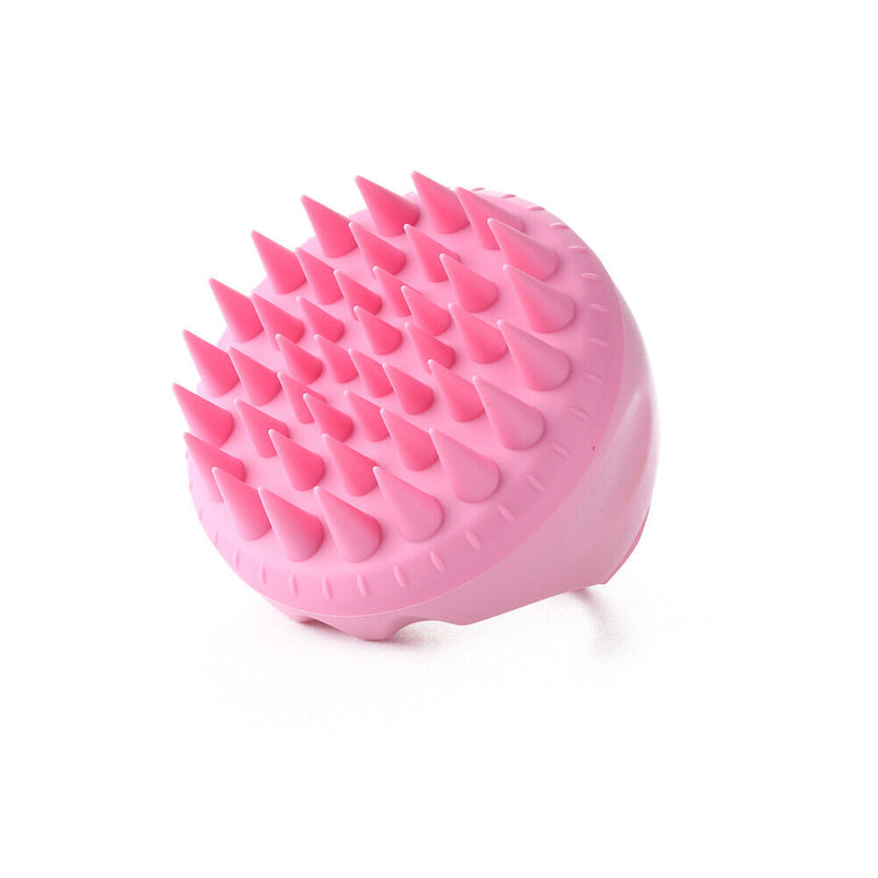 Hair Scalp Head Massaging Comb Silicone Handhold Shampoo Brush Hair Care Tool