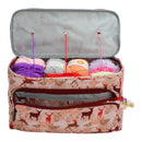 Oxford Cloth Printing Wool Crochet Storage Tote Knitting Yarn Bag (A Deer) Newly