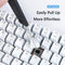2 in 1 Mechanical Keyboard Key Cap Puller Keycap Shaft Remover Tool (Black)