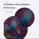 Standard Luminous Competition Football PU Reflective Soccer Ball for Beginn