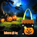 Halloween Non-woven Candy Bags Trick or Treat Tote Party Decor (Pumpkin)
