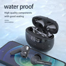 TWS Wireless Headphone Stereo Bluetooth-compatible Earbuds Earphone (Black)