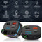 Car Bluetooth-compatible 5.0 FM Transmitter Mic Audio Receiver for 12V-24V