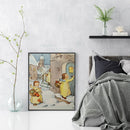 5D DIY Litter Angel Diamond Painting Full Round Drill Rhinestone Mosaic 30x40cm
