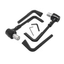 22mm/0.87" Motorcycle Brake Clutch Lever Protector Hand Guard (Black)
