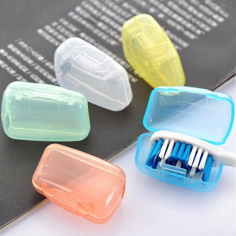 5Pcs/set Toothbrush Head Covers Portable Travel Camping Holder Brush Caps`