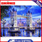 5D Full Square Diamond Painting DIY Bridge Rhinestone Picture for Christmas Gift
