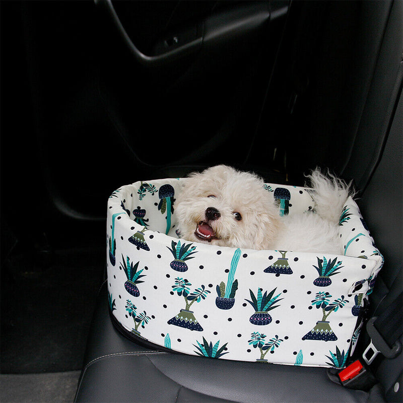 Pet Dog Car Carrier Seat Bag Basket for Small Cat Dogs Safety Travel Bed Ho