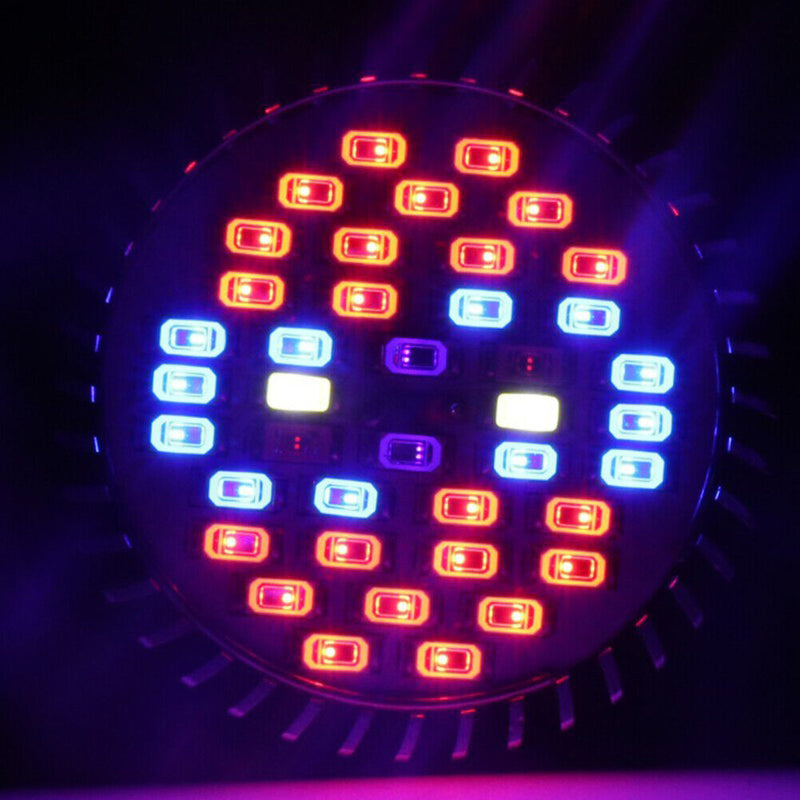40 LED Lights AC 85-265V 30W Grow Lights for Flower Plant E27