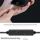 Microphone Car Volume Control Male to Male Headphones Aux 3.5mm Audio Cable