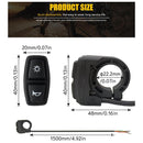 Light Horn Turn Switch Button For Mountain Bicycle E-Bike Electric Scootern.