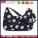 Fashion Flower Daisy Women Handbag Nylon Small Underarm Shoulder Tote Bags