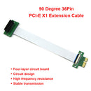 PCI Express Extension Cable 90 Degree 36 Pin PCIe 1X FPC Converter Cord