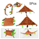 5Pcs Pet Hamster Bird Hanging Swing Hammock Animal Mouse Toys Bed Cage Rope G0Y8