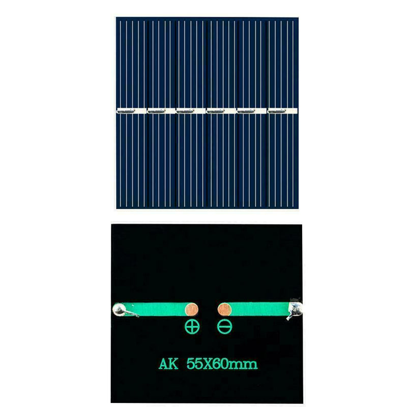 3V 150MA solar panel drip panel DIY handmade 60*55mm C3F5 Z1B1