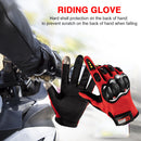 Anti-Skid MTB Bicycle Motorcycle Bike Protective Gloves (Red Full Finger) Newly