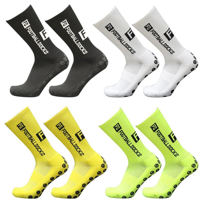 Round Silicone Suction Non Slip Football Socks Sports Training Sock