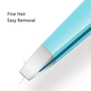 Eyebrow Tweezers with Leather Case for Women Beauty Makeup Cosmetic Tool Gifts