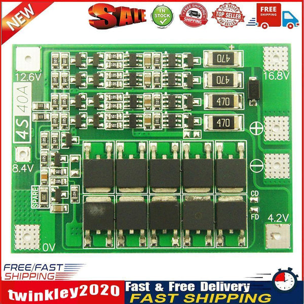 4S 16.8V 18650 Charger Lithium Battery Circuit Protection Board Balancer Newly