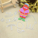 Santa Metal Die Cutting Die Stencil DIY Scrapbooking Paper Card Decor Craft