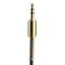 3.5mm Jack Stereo 1m Audio Cable Male to Male 90 Right Angle Cable (Black)