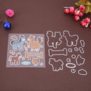 Horse Silicone Stamp Cutting Dies Stencil DIY Scrapbooking Album Decor