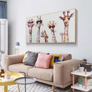 5D Diamond Painting Kit DIY Drawing Giraffe Family Full Square Drill Room Decor