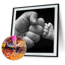 5D Diamond Painting Kit Father Kid Fist Full Round Drill Rhinestone DIY Wal