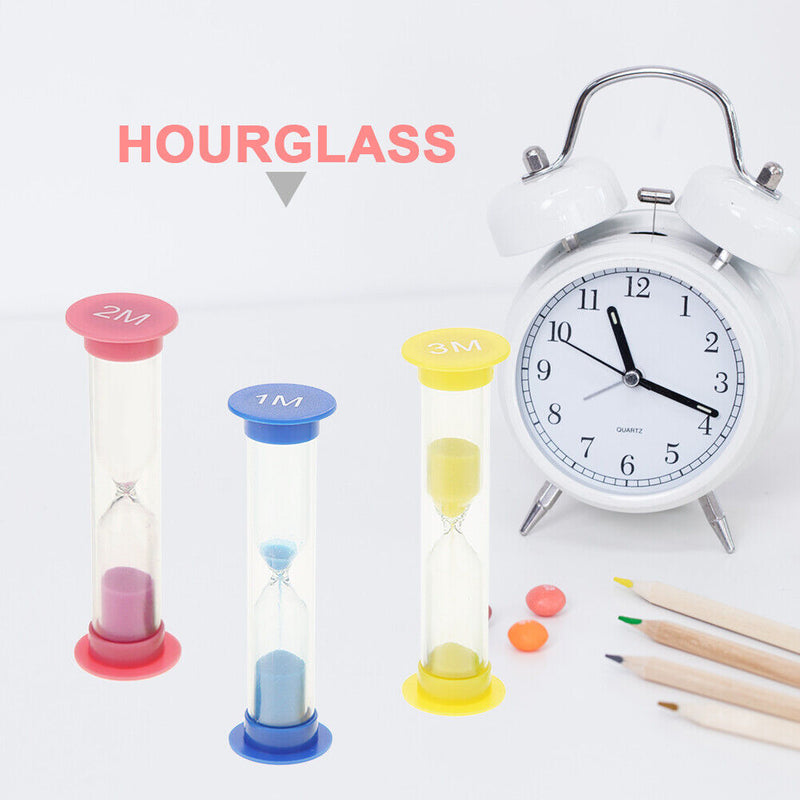 1/2/3 Minutes Clocks Hourglass Sandglasses Sand Clock Sand Timer Home Decor