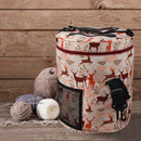 #A Knitting Needles Travel Tote Organizer Yarn Crochet Hook Storage Bag Sewing