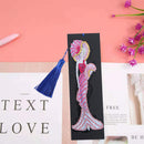 Diamond Painting Leather Beauty Bookmark Special-shaped Drill DIY (AA999) Newly